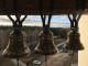 Установка колоколов на колокольне Знаменского храма