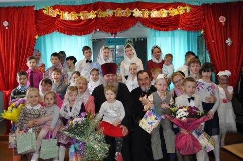 Детский утренник «Пасхальная радость» в с. Воскресенки