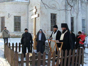 Крест на могиле Андрея Рудинкина